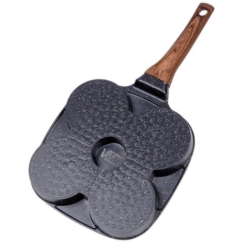 PATELNIA GRANITOWA DO JAJEK PLACUSZKÓW BURGERÓW BLACK&WOOD 199009 VILDE