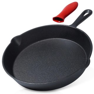 PATELNIA ŻELIWNA 25cm Z SILIKONOWĄ NAKŁADKĄ CAST LINE 199035 VILDE