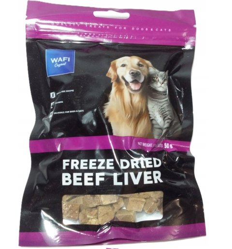 WAFI freeze dried beef liver 50g WAFI freeze dried beef liver 50g