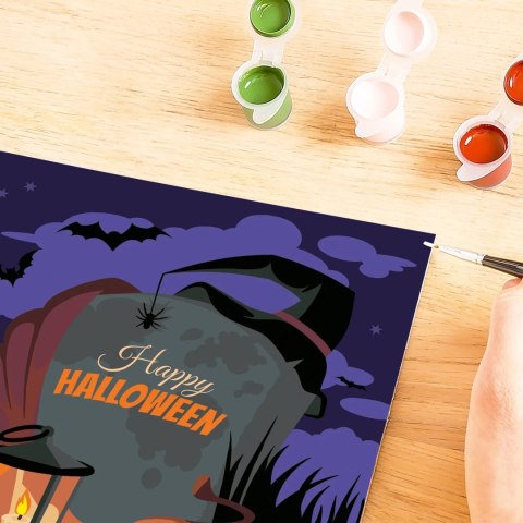 CreArt Halloweenowy Nastrój Malowanie Po Numerach Ravensburger 23713 CreArt Halloweenowy Nastrój Malowanie Po Numerach Ravensburger 23713