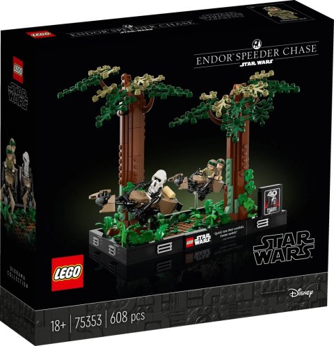 LEGO Star Wars Diorama Pościg na Ścigaczu Przez Endor 75353 LEGO Star Wars Diorama Pościg na Ścigaczu Przez Endor 75353