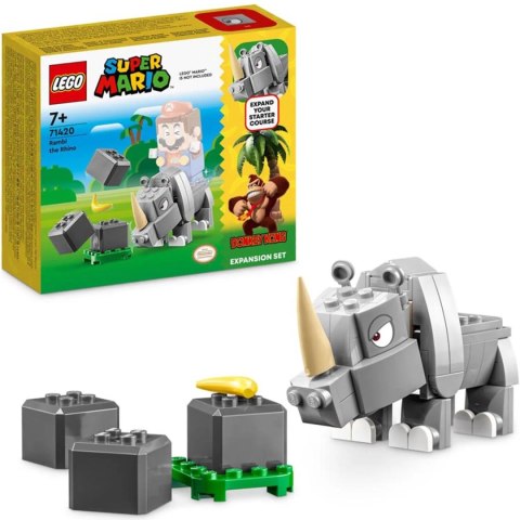 LEGO Super Mario Nosorożec Rambi Zestaw Rozszerzający 71420 LEGO Super Mario Nosorożec Rambi Zestaw Rozszerzający 71420