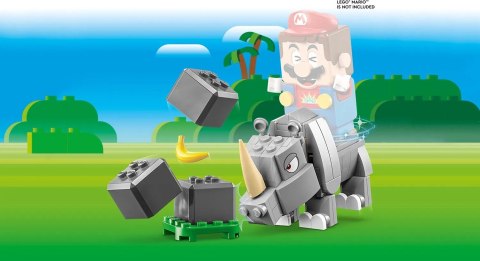 LEGO Super Mario Nosorożec Rambi Zestaw Rozszerzający 71420 LEGO Super Mario Nosorożec Rambi Zestaw Rozszerzający 71420