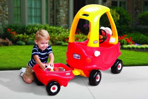 Little Tikes Cozy Coupe Trailer Przyczepka Cozy Coupe 620720 czerwona Little Tikes Cozy Coupe Trailer Przyczepka Cozy Coupe 620720 czerwona