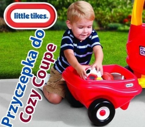 Little Tikes Cozy Coupe Trailer Przyczepka Cozy Coupe 620720 czerwona Little Tikes Cozy Coupe Trailer Przyczepka Cozy Coupe 620720 czerwona