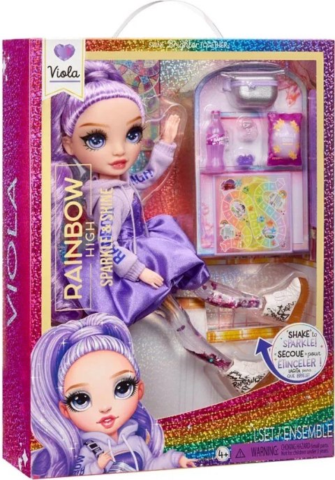 427810-INT Rainbow High Sparkle & Shine Fashion Dolls- VIOLA (Purple) 427810-INT Rainbow High Sparkle & Shine Fashion Dolls- VIOLA (Purple)