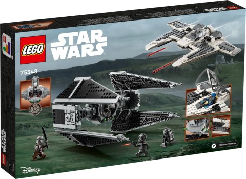 LEGO Star Wars Mandaloriański Myśliwiec Fang Fighter Kontra TIE Interceptor 75348 LEGO Star Wars Mandaloriański Myśliwiec Fang Fighter Kontra TIE Interceptor 75348
