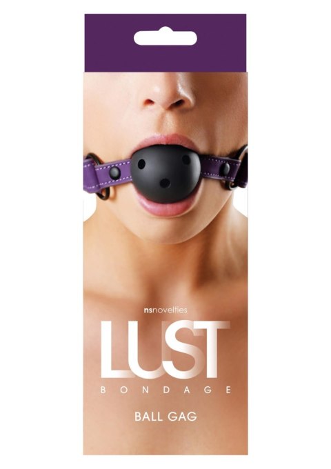 Knebel-LUST BONDAGE BALL GAG PURPLE Knebel-LUST BONDAGE BALL GAG PURPLE