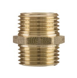 ZŁĄCZKA MOSIĘŻNA NYPEL 1/2'' ZŁĄCZKA MOSIĘŻNA NYPEL 1/2''