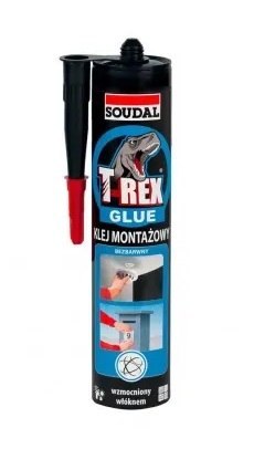 KLEJ MONTAŻOWY BEZBARWNY 310G T-REX KLEJ MONTAŻOWY BEZBARWNY 310G T-REX