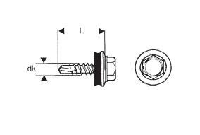 WKRĘT SAMOWIERTNY 4.8*35MM RAL 9003 WKRĘT SAMOWIERTNY 4.8*35MM RAL 9003