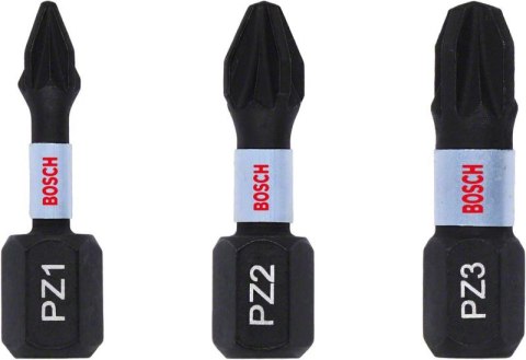 ZESTAW BITÓW IMPACT 25MM PZ1,PZ2,PZ3, ZESTAW BITÓW IMPACT 25MM PZ1,PZ2,PZ3,
