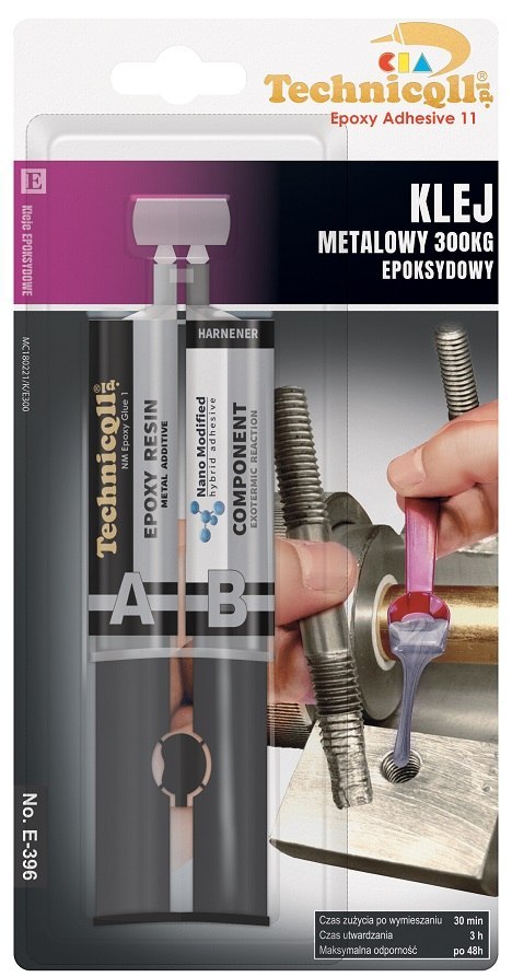KLEJ EPOKSYDOWY METALOWY 300KG 2*12ML KLEJ EPOKSYDOWY METALOWY 300KG 2*12ML