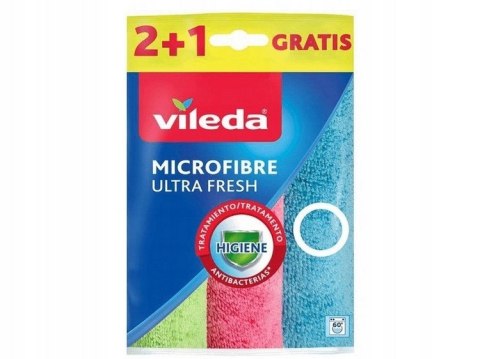 VILEDA ŚCIERKA MIKROFIBRA ULTRA FRESH 2+1GRATIS VILEDA ŚCIERKA MIKROFIBRA ULTRA FRESH 2+1GRATIS