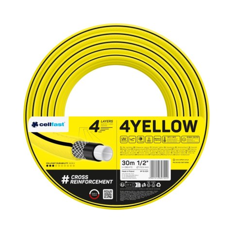 WĄŻ OGRODOWY 4 YELLOW 1/2'' 30MB WĄŻ OGRODOWY 4 YELLOW 1/2'' 30MB