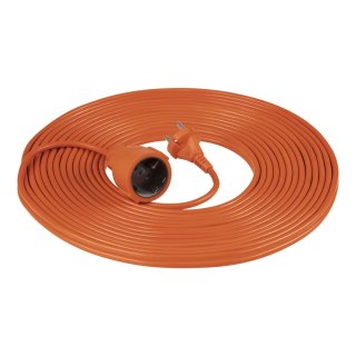PRZEDŁUŻACZ OGRODOWY 20M OMY 2X1MM2 IP20 POMARAŃCZOWY