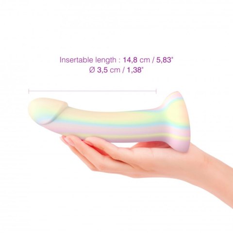 Pastelowe wodoodporne dildo z mocna przyssawką Pastelowe wodoodporne dildo z mocna przyssawką