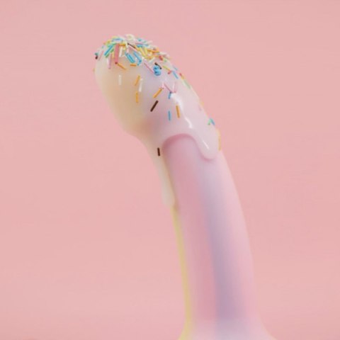 Pastelowe wodoodporne dildo z mocna przyssawką Pastelowe wodoodporne dildo z mocna przyssawką