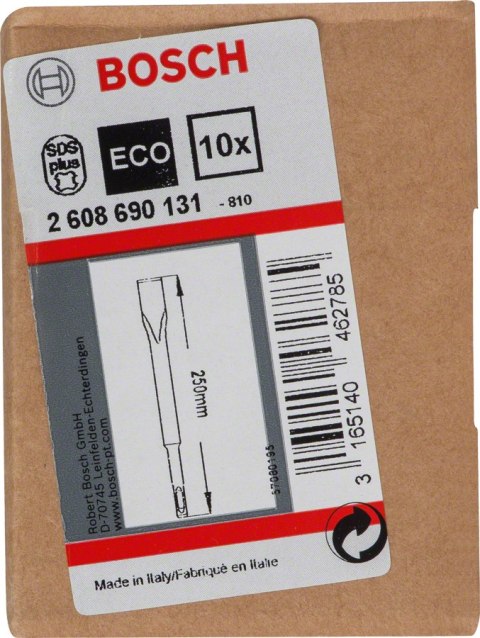 DŁUTO PŁASKIE SDS PLUS 20*250 10P DŁUTO PŁASKIE SDS PLUS 20*250 10P