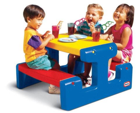 Little Tikes Large picnic table Primary Duży Stolik Do Zabawy 6os. 466800060 Niebieski Little Tikes Large picnic table Primary Duży Stolik Do Zabawy 6os. 466800060 Niebieski