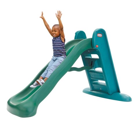 Little Tikes Zjeżdżalnia Easy Store Go Green Zielona 150 cm 173974 Little Tikes Zjeżdżalnia Easy Store Go Green Zielona 150 cm 173974