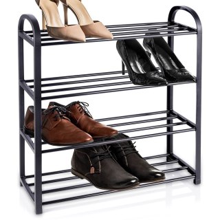 REGAŁ METALOWY PÓŁKA NA BUTY 4 POZIOMY 569732 VILDE