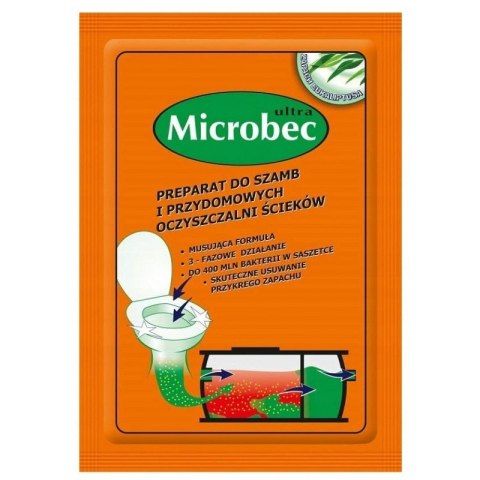 PREPARAT DO SZAMB MICROBEC ULTRA 25G SZTUKI EUKALIPTUS PREPARAT DO SZAMB MICROBEC ULTRA 25G SZTUKI EUKALIPTUS