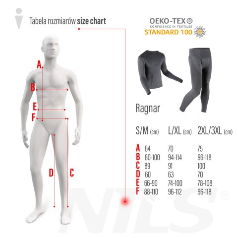 BTS0060 SPODNIE TERMOAKTYWNE SZARE MĘSKIE L/XL RAGNAR NILS