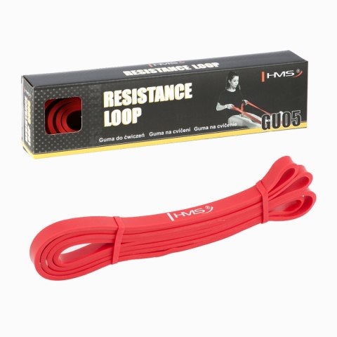 GU05 RED 13 x 4.5 x 2080 MM GUMA DO ĆWICZEŃ HMS GU05 RED 13 x 4.5 x 2080 MM GUMA DO ĆWICZEŃ HMS