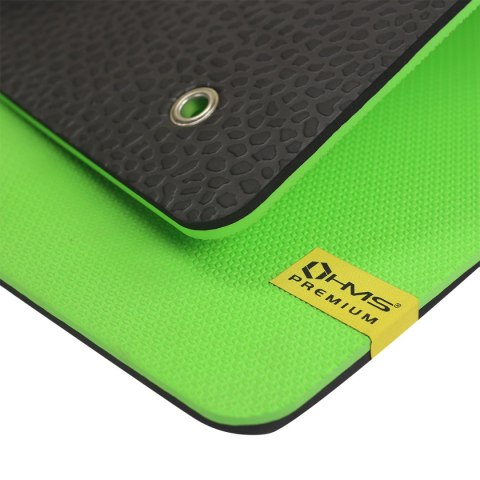 MFK01 GREEN-BLACK MATA FITNESS KLUBOWA Z OTWORAMI HMS PREMIUM MFK01 GREEN-BLACK MATA FITNESS KLUBOWA Z OTWORAMI HMS PREMIUM