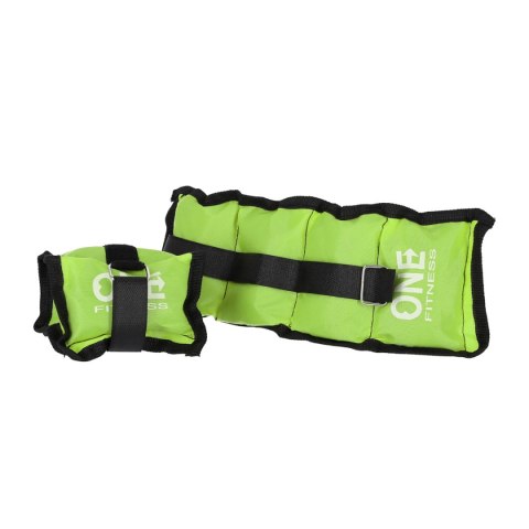 WW02 GREEN OBCIĄŻNIKI 2 x 1.5 KG ONE FITNESS WW02 GREEN OBCIĄŻNIKI 2 x 1.5 KG ONE FITNESS
