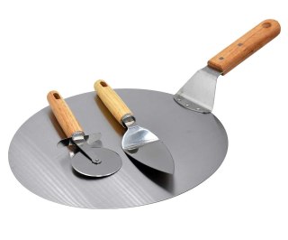 ŁOPATA ŁOPATKA DO PIZZY 30 cm Z PRZYBORAMI 2935 BRUNBESTE