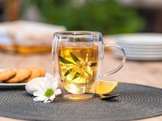 SZKLANKA TERMICZNA KUBEK 350ml Z PODWÓJNĄ SCIANKĄ DO KAWY HERBATY BANQUET
