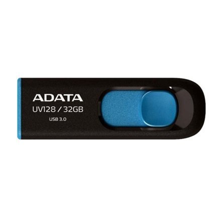ADATA | UV128 | 128 GB | USB 3.0 | Czarny/Niebieski ADATA | UV128 | 128 GB | USB 3.0 | Czarny/Niebieski