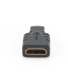 Adapter HDMI Gembird | Wejście 19 pin HDMI Typ A | Żeńskie | Wyjście 19 pin micro HDMI Typ D | Męskie | Gwarancja 12 miesięcy Adapter HDMI Gembird | Wejście 19 pin HDMI Typ A | Żeńskie | Wyjście 19 pin micro HDMI Typ D | Męskie | Gwarancja 12 miesięcy
