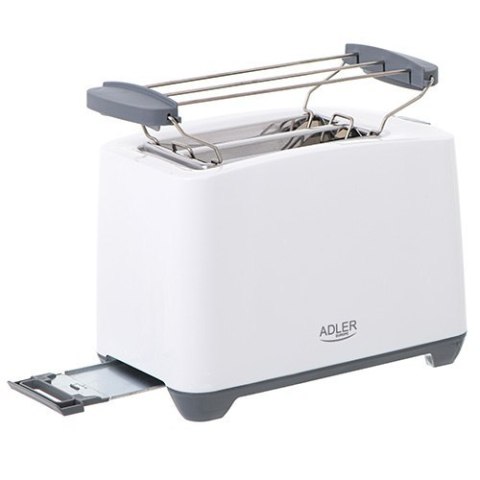 Adler | AD 3216 | Toster | Moc 750 W | Liczba gniazd 2 | Materiał obudowy Plastik | Biały Adler | AD 3216 | Toster | Moc 750 W | Liczba gniazd 2 | Materiał obudowy Plastik | Biały