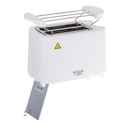 Adler | AD 3223 | Toster | Moc 750 W | Liczba gniazd 2 | Materiał obudowy Plastik | Biały Adler | AD 3223 | Toster | Moc 750 W | Liczba gniazd 2 | Materiał obudowy Plastik | Biały