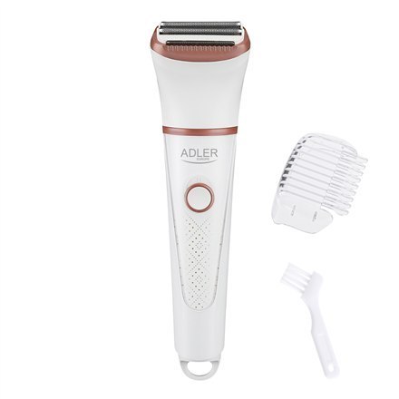 Adler | Lady Shaver | AD 2941 | Czas pracy (maks.) Nie dotyczy min | Wet & Dry | AAA | Biały Adler | Lady Shaver | AD 2941 | Czas pracy (maks.) Nie dotyczy min | Wet & Dry | AAA | Biały