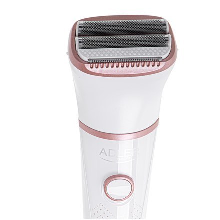 Adler | Lady Shaver | AD 2941 | Czas pracy (maks.) Nie dotyczy min | Wet & Dry | AAA | Biały Adler | Lady Shaver | AD 2941 | Czas pracy (maks.) Nie dotyczy min | Wet & Dry | AAA | Biały