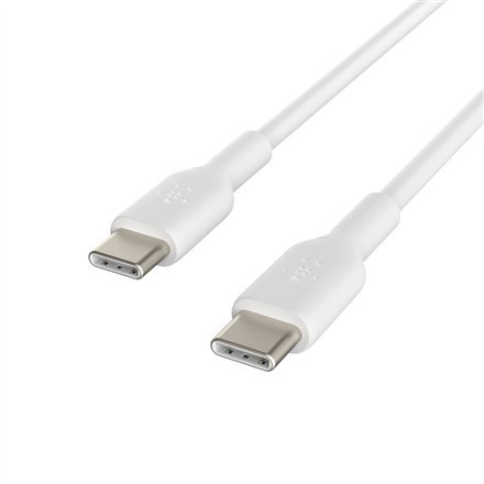 Belkin | Kabel USB-C | Męski | 24-pinowy USB-C | Męski | Biały | 24-pinowy USB-C | 2 m Belkin | Kabel USB-C | Męski | 24-pinowy USB-C | Męski | Biały | 24-pinowy USB-C | 2 m