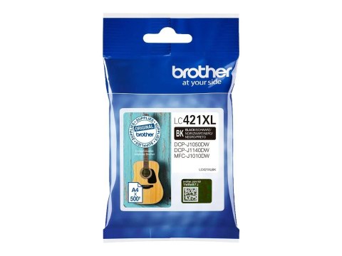Black Ink cartridge 500 pages 421XLBK Brother LC Black Ink cartridge 500 pages 421XLBK Brother LC