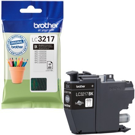 Brother LC | 3217BK | Czarny | Wkład atramentowy | 550 stron Brother LC | 3217BK | Czarny | Wkład atramentowy | 550 stron