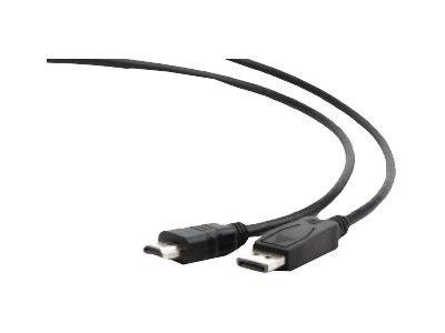 Cablexpert | CC-DP-HDMI-3M | Męski | 19 pin HDMI Typ A | Męski | 20 pin DisplayPort | 3 m Cablexpert | CC-DP-HDMI-3M | Męski | 19 pin HDMI Typ A | Męski | 20 pin DisplayPort | 3 m