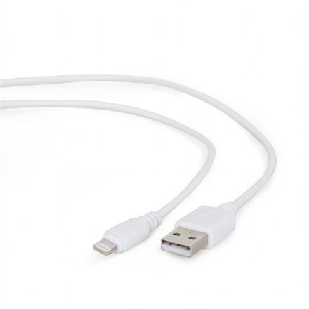 Cablexpert | Kabel Lightning | Męski | 4-pinowy USB Typ A | Apple Lightning | Biały | 1 m Cablexpert | Kabel Lightning | Męski | 4-pinowy USB Typ A | Apple Lightning | Biały | 1 m