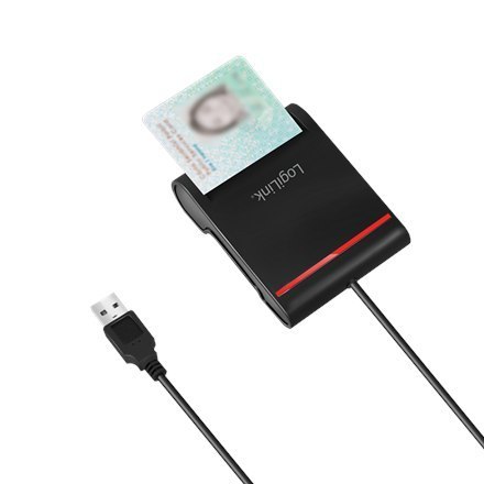 Czytnik kart Logilink | USB 2.0, do inteligentnych identyfikatorów | CR0047 | Czytnik kart Czytnik kart Logilink | USB 2.0, do inteligentnych identyfikatorów | CR0047 | Czytnik kart