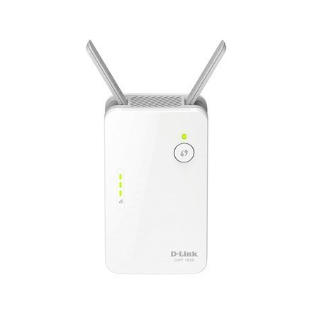 D-Link | Przedłużacz zasięgu Wi-Fi AC1300 | DAP-1620 | 802.11ac | 400+867 Mbit/s | 10/100/1000 Mbit/s | Porty LAN Ethernet (RJ-4 D-Link | Przedłużacz zasięgu Wi-Fi AC1300 | DAP-1620 | 802.11ac | 400+867 Mbit/s | 10/100/1000 Mbit/s | Porty LAN Ethernet (RJ-4