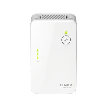 D-Link | Przedłużacz zasięgu Wi-Fi AC1300 | DAP-1620 | 802.11ac | 400+867 Mbit/s | 10/100/1000 Mbit/s | Porty LAN Ethernet (RJ-4 D-Link | Przedłużacz zasięgu Wi-Fi AC1300 | DAP-1620 | 802.11ac | 400+867 Mbit/s | 10/100/1000 Mbit/s | Porty LAN Ethernet (RJ-4