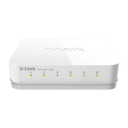 D-Link | Switch | GO-SW-5G/E | Niezarządzany | Desktop | Ilość portów 10/100 Mbps (RJ-45) | Ilość portów 1 Gbps (RJ-45) 5 | Iloś D-Link | Switch | GO-SW-5G/E | Niezarządzany | Desktop | Ilość portów 10/100 Mbps (RJ-45) | Ilość portów 1 Gbps (RJ-45) 5 | Iloś