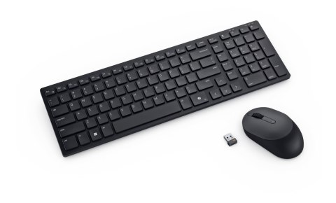 Dell | Silent Keyboard and Mouse | KM555 | Keyboard and Mouse Set | Wireless | Russian (QWERTY) | Black | 2.4 GHz, Bluetooth 5.1 Dell | Silent Keyboard and Mouse | KM555 | Keyboard and Mouse Set | Wireless | Russian (QWERTY) | Black | 2.4 GHz, Bluetooth 5.1
