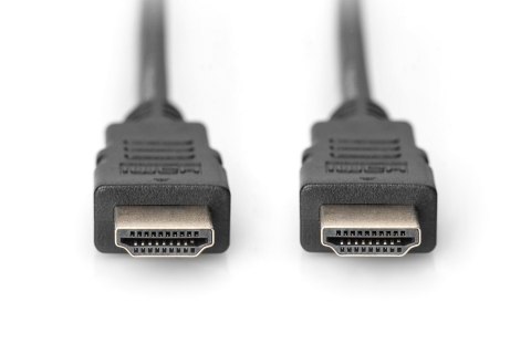 DIGITUS HDMI Standard connection cable, type A M/M, 2.0m, w/Ethernet, Full HD, gold, bl DIGITUS HDMI Standard connection cable, type A M/M, 2.0m, w/Ethernet, Full HD, gold, bl